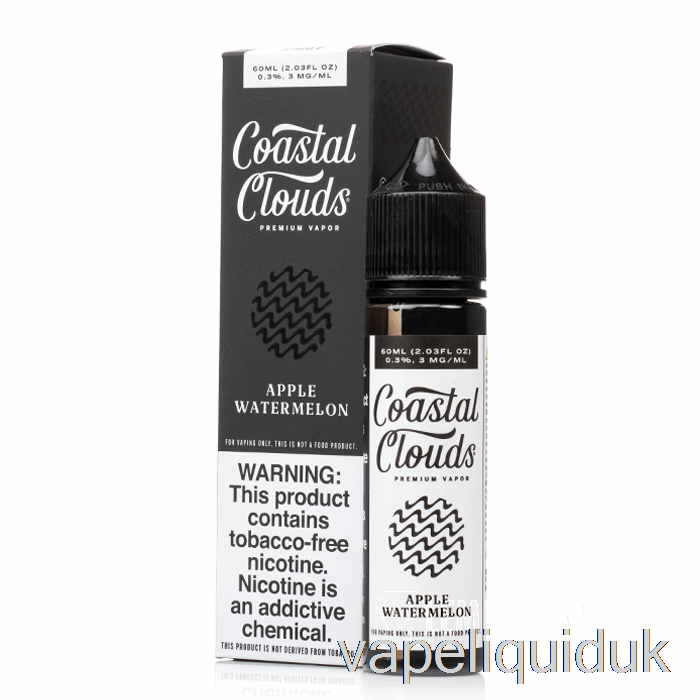 Apple Watermelon - Coastal Clouds Co. - 60mL 3mg Vape Juice